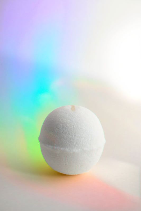 Protect Your Energy Bath Bomb infused with Thieves Oil, Clear Quartz, and essential oils for immunity, energy protection, and wellness. Perfect for a calming, healing soak.